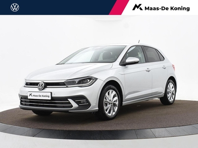 Volkswagen Polo 1.0 Tsi 95pk DSG Style | Navigatie | Climatronic | P-Sensoren | App-Connect | IQ.Light | 16'' Inch | Garantie t/m 15-02-2026 of 100.000km, hatchback, bj 2022