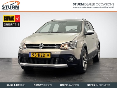 Volkswagen Polo 1.2 TSI Cross Executive Plus | Trekhaak | Navigatie | Bluetooth Tel. | Cruise & Climate Control | Rijklaarprijs, hatchback, bj 2011