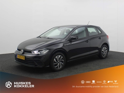 Volkswagen Polo Life 1.0 TSI 95pk Navigatie, Adaptive cruise control, Airco, DAB, Parkeersensoren, LED verlichting, App connect, hatchback, bj 2021