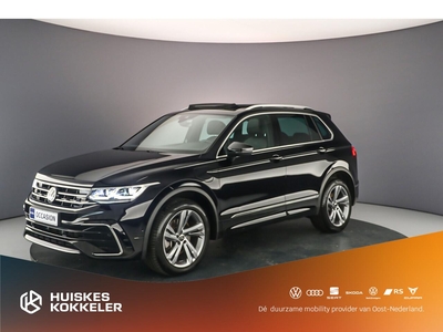 Volkswagen Tiguan R-Line Business+ 1.4 TSI eHybrid 245pk DSG Automaat Trekhaak, Panoramadak, Adaptive cruise control, Elektrische achterklep, LED matrix koplampe, terreinwagen/pick up, bj 2022