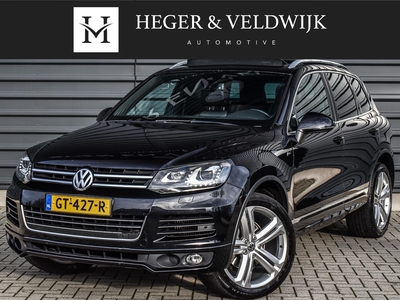 Volkswagen Touareg 3.0 TDI R-line | PANORAMADAK | STANDKACHEL | LUCHTVERING | HARMAN KARDON | TREKHAAK | MEMORY SEATS | CAMERA | DYNAUDIO - SOUND, terreinwagen/pick up, bj 2013