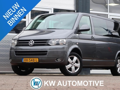 Volkswagen Transporter 2.0 TDI L2H1 DC AUT/ NAVI/ CRUISE/ AIRCO, bedrijfswagen, bj 2014