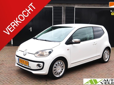 Volkswagen UP 1.0 high up Navigatie, lichtmetaal, hatchback, bj 2012