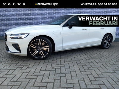 Volvo S60 T6 AWD Twin Engine R-Design | Navi | Adaptieve Cruise | Lederen Bekleding | Stoelverwarming | Camera | Getint Glas | Apple Carplay | 19