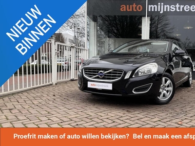 Volvo V60 1.6 T3 | Trekhaak | Lederen bekleding | Volvo onderhouden |, stationcar, bj 2011