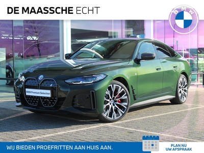 BMW I4 eDrive40 High Executive M Sport 80 kWh / BMW M 50 Jahre uitvoering / Schuif-kanteldak / Trekhaak / M Adaptief onderstel / M sportstoelen / Active Cruise Control / Harman Kardon