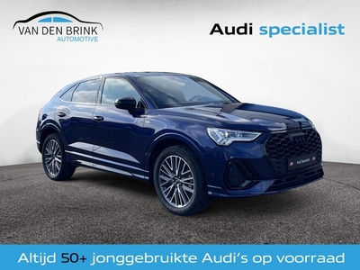 Audi Q3 Sportback 45 TFSI e S-Line Black Sonos Navarra blauw