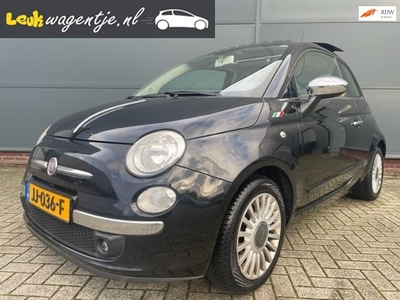 Fiat 500 1.2 Lounge *schuifdak *aut. airco * VERKOCHT *