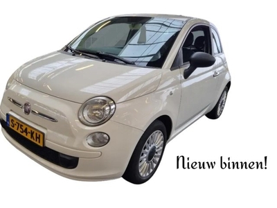 Fiat 500 Half-leer. AIRCO. 16 inch. (2011) (bj 2011)