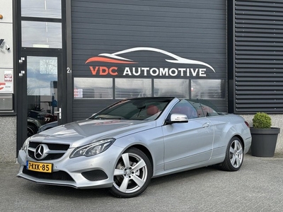 Mercedes-Benz E-Klasse Cabrio 200 Airscarf Rood Leder