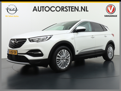 OPEL GRANDLAND X 1.6T 225pk PHEV Camera Elek.klep Bordherk. Lane-dep. Apple/Android Stoelverw. Blindspot 1/2Leer Navi Keyless Dab Tel. Pdc Led Usb Cruise Ecc 18''LM 1.6 Turbo Hybrid Business Executive 43000 euro nieuw