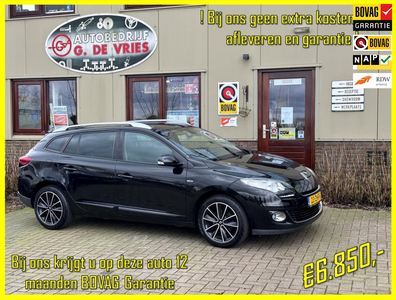 RENAULT MEGANE Estate 1.2 TCe Bose ! gereviseerde motor + koppeling ! - Prijs inclusief 12 maanden BOVAG-garantie en afleveren -