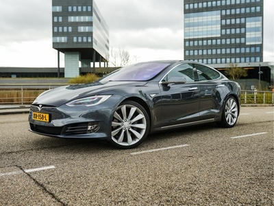 Tesla Model S 90D Base l Schuifdak l Leder l Luchtvering l