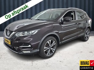 Nissan QASHQAI 1.2 N-Connecta (116PK) 1e Eig, Nissan-Dealer-Onderh, 12-Mnd-BOVAG, NL-Auto, Panorama-Dak, Spiegel-Pakket, DAB, Keyless-Entry, Cruise-control, Achteruitrijcamera, Parkeersensoren, Rondomzicht-Camera, LM-Velgen-18Inch, Privacy-Glas