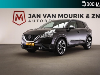 NISSAN QASHQAI 1.3 MHEV 158 Tekna Plus | Leder | Navigatie | Rondomzichtcamera | Panoramadak | DAB+ |