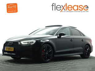 AUDI A3 Limousine 30 TFSI S Line Black Optic Aut- Panodak, Sport Leder, Dynamic Select, Sfeerverlichting, Navi