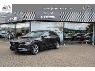 Mazda CX-30 2.0 e-SkyActiv-X180 M Hybrid Luxury , Automaat, Schuifdak, I-Activesense Pakket, Leder, 360 Camera, LMV 18 Inch, Adap.Cruise, HUD, Stuur/Stoelverwarming, All Season