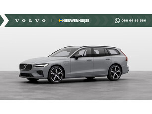 Volvo V60 T6 Recharge AWD Plus Dark Long Range - uit voorraad leverbaar! - | Elektr. stoelbediening met geheugen | Stoel/stuurverwarming | Contourstoelen | Parkeerverwarming