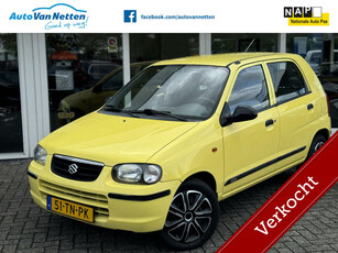 Suzuki Alto 1.1i 63pk AUTOMAAT, GLX uitv.,Stuurbekrachtiging,Elek pakket,cpv,5 deurs,95.dkm!