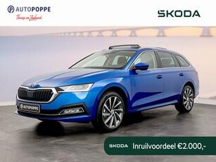 Skoda OCTAVIA Combi 1.0 TSI e-TEC 110 7DSG Business Edition Plus | Adaptive cruise control (tot 210 km/h) | Bluetooth telefoonvoorbereiding en draadloos opladen | Chromen grille