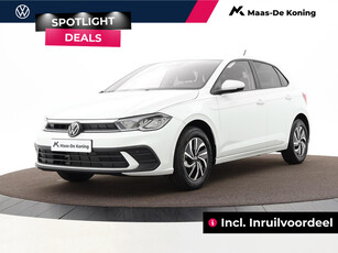 Volkswagen Polo Life Edition 1.0 TSI 95 pk 5 versn. Hand · Achteruitrijcamera · Incl. Inruilvoordeel · Private lease 332,- per maand!