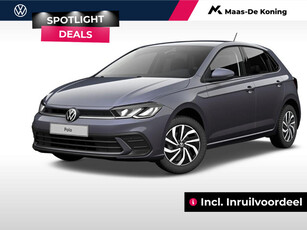 Volkswagen Polo Life Edition 1.0 70 kW / 95 PK · Automatische airco · Incl. Inruilvoordeel · Private lease 340,- per maand!