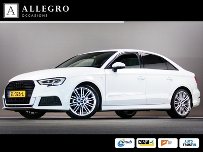 AUDI A3 Limousine 30 TFSI Sport S-Line Edition (NAVIGATIESYSTEEM, CLIMATE CONTROL, CRUISE CONTROL, SPORTSTOELEN, LEDER SPORTSTUUR)