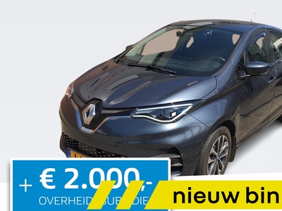 RENAULT ZOE R135 Intens 52 kWh (ex Accu) Navi/Cruise control/Parkeersensoren/Achteruit rijcamera/Climate control/