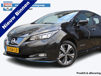 NISSAN LEAF 3.Zero Limited Edition 62 kWh | Incl. 1 jaar Garantie | Wegenbelastingvrij tot 2030 | 340 KM Actieradius | 1e Eigenaar | BOSE audio systeem | Stuurverwarming | Adaptive cruise | Navi | Airco | Stoelverwarming voor en achter | Parkeersensoren voor en ac...