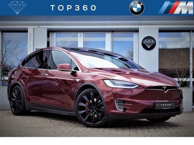 Tesla Model X P90D Performance Signature 7p. Free Charge! Ludicrous+ | 22 inch! 773pk! Levenslang gratis laden!