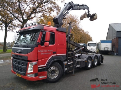 Volvo FM 420 8x4 Euro 6 haakarm contaninersysteem met Hiab