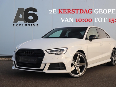 AUDI A3 Limousine 1.0 TFSI Sport S Line Edition Automaat Black Optic Navigatie Keyless Half Leder 19 inch Wing Velgen Getint Glas Full LED Bluetooth Clima Cruise PDC S-Line