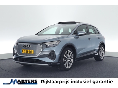 AUDI Q4 e-tron 40 204pk Launch edition Advanced Plus 77 kWh Warmtepomp Leder Sonos Panoramadak Camera Navigatie