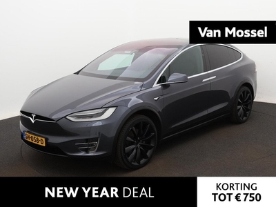 Tesla Model X 100D 417 PK | BTW | Navigatie | Autopilot | Dodehoek detectie | Camera | Stoelverwarming | Cruise Control | Trekhaak | LED | Lichtmetalen velgen | Keyless | Parkeersensoren | Climate Control |