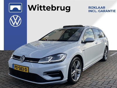 VOLKSWAGEN GOLF Variant 1.5 TSI R-Line / AUTOMAAT/ PANO/ DYNAUDIO/ CAMERA/ PARK. SENSOREN/ ERGO ACTIVE SEATS/ DODE HOEK/ DIGITAL DASHBOARD/ ADAPT. CRUISE/ STOEL VERWARM./ APP CONNECT/ NAVI/ CLIMA/ DAB/