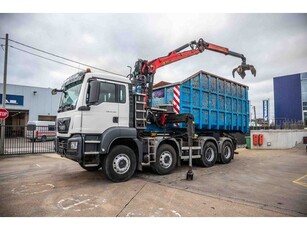 MAN TGS 35.460 BL - PALFINGER Q150L80 (bj 2018, automaat)