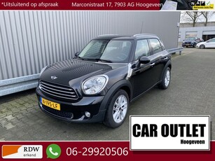 MINI Countryman 1.6 Cooper Chili Half Leer, Clima, Stoelvw