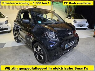 Smart Fortwo EQ 22 Kwh snellader - stoelverwarming -