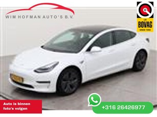 Tesla Model 3 Long Range AWD 75 kWh 351PK Autopilot FSD Comp Trekhaak Leder Camera Panodak