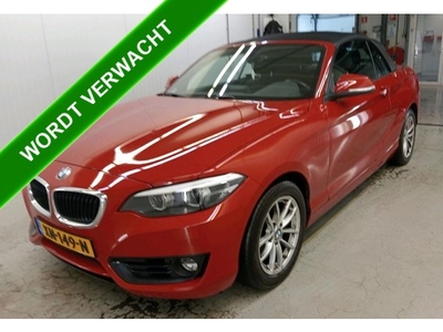 BMW 2 Serie Cabrio 218i 136PK Automaat / Navigatie / Lmv. /