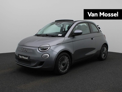 Fiat 500 C Icon 42 kWh | Cabrio | Automaat | Navigatie | Climate control | Camera | Parkeer sensoren | LMV | LED |