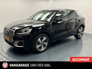 Audi Q2 1.4 TFSi 2x S-Line Automaat-Navigatie-Cr.contr-Clima-Camera-Parkeersensoren-Lm18''velgen-Virtual display-Lederen bekleding