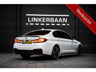 BMW 5-serie 530i Sedan | M Sport | M Performance | Carbon | Laser | Schuifdak | H&K | 20 inch | NL auto |