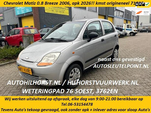 Chevrolet Matiz 0.8 Breeze ( Auto Hilhorst, wij werken uitsluitend via telefonische afspraak, elke dag van 9:00-21:00 bereikbaar )