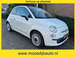 Fiat 500 1.2 Lounge Automaat/ Orig NL Auto/ airco/ schuif-kantel dak/ met NAP / Nw-APK/ Verkoop alleen op afspraak 06-53226433