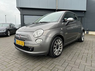 Fiat 500c 500 Cabrio 0.9 Twin Air Lounge. NAP! Navigatie airco