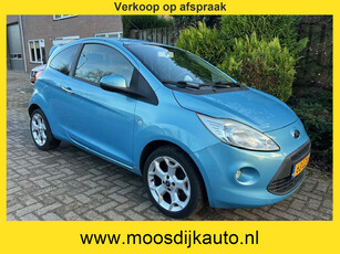 Ford Ka 1.2 Titanium X 1e eig/ Airco/ Orig NL auto/ lm velgen/ a. spoyler/ met NAP/ Nw-APK/ Verkoop alleen op afspraak 06-53226433