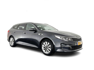 Kia Optima Sportswagon 1.7 CRDi Comfort-Plus-Line Aut. *NAVI-FULLMAP | LEATHER-MICROFIBRE | COMFORT-SEATS | CAMERA | KEYLESS | SHIFT-PADDLES | LANE-ASSIST | ECC | PDC | CRUISE | 17''ALU *