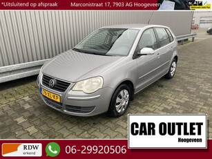 Volkswagen Polo 1.4-16V Optive 155Dkm.NAP, 5-Drs, Airconditioning, – Inruil Mogelijk –