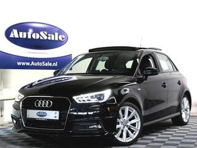 Audi A1 Sportback 1.0 TFSI S-Line 1eEIG PANO LEDER NAVI BT STOELVRW LED PDC '16